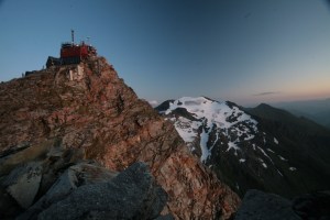 Das Observatorium am Hohen Sonnblick auf 3106m. Seit 123 Jahren wird hier das Wetter beobachtet